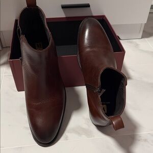 Bruno Magli Rich Brown Leather Men's Boots